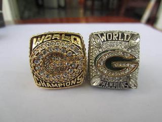 1996 and 2010 GREEN BAY PACKERS SUPER BOWL RING 2 NFL FOOTBALL 