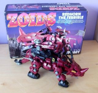 1980s OER Zoids REDHORN THE TERRIBLE   Good Working Order (122)