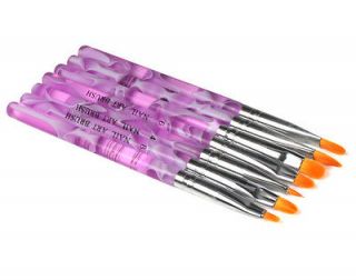   Gel Acrylic Nail Art Pen Tips Builder Brush Painting Dotting Tool New