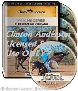   Problem Solving On Ground Under Saddle horse training 4 DVD set