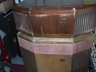 Vintage Leslie 720/540 empty speaker cabinet + loaded treble extension 
