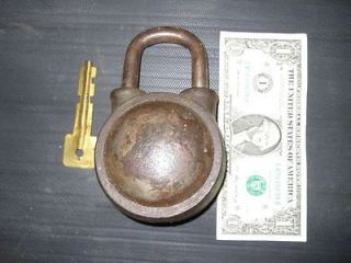 Vintage Large Heavy Padlock Over 2 Pounds 5 1/2 Long