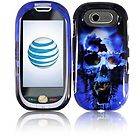 hBlueSkull Pantech Ease P2020 Faceplate Snap on Phone Cover Hard Shell 