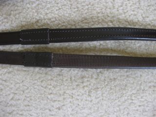 ENGLISH leather INSIDE grip half RUBBER reins