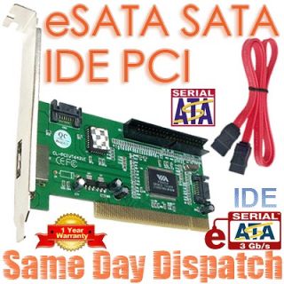   eSata Serial IDE ATA RAID Controller PCI Card Xbox 360 Flash Repairs