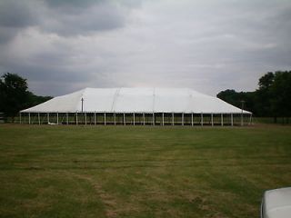   120 WHITE POLE TENT/ COMMERCIAL GRADE PARTY TENT COOK EVENT SUPPLY