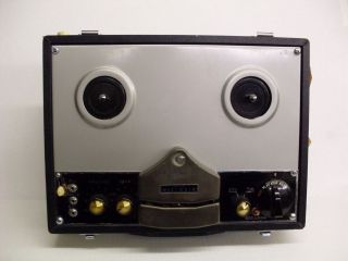 Vintage Peco Victoria FC 61D Portable Tube Reel to Reel Tape Recorder