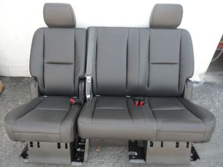 NEW 07 12 OEM TAHOE YUKON or ESCALADE BLACK 2nd ROW BENCH LEATHER SEAT