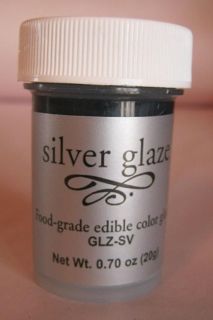 Silver Glaze 20g NEW fondant gum paste cake decorating supplies 