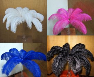   wholesale 100pieces real soft ostrich feathers 14 16inch/35cm 40cm