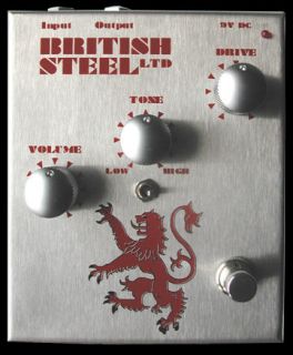 MSD British Steel LTD Overdrive Guitar Pedal   NOS   Rare   54 of 100