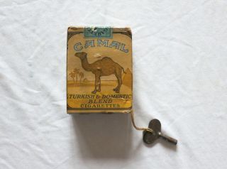 Vintage J. CHEIN & CO USA CAMEL CIGARETTES Wind Up Toy No. 71 Trick 