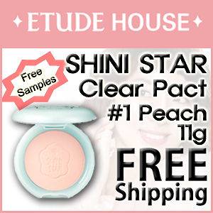   House] EtudeHouse SHINI STAR Clear Pact #1 Peach SHINEE powder make up