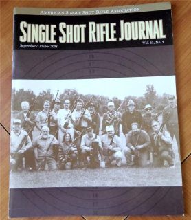Single Shot Rifle Journal Magazine Sept Oct 2008 Relining Shot Out .22 