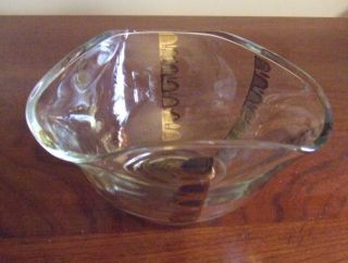 Vintage Georges Briard Signed Glass Candy Dish