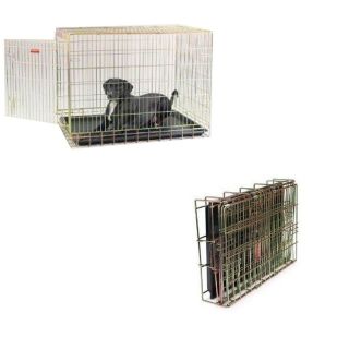   Professional Gold Series Folding Dog Pet Crate/Cage M/L 36x23x26