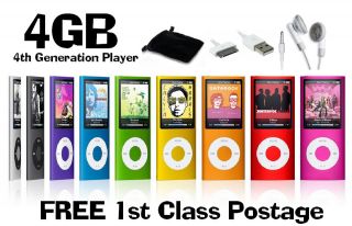 4GB  Mp4 Mp5 Player with LCD Screen, FM Radio, Games & Movie Player