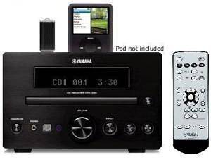 Yamaha Micro Home Theater Receiver Sound System, iPod Dock, CD Player 