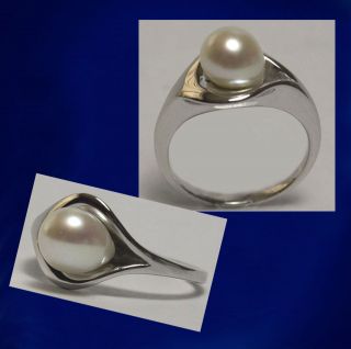 New 925 Sterling Silver Mother of Pearl Ring Sizes 6 7 8