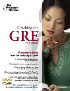 Cracking the GRE 2008 by Adam Robinson, Karen Lurie, Magda Pecsenye 