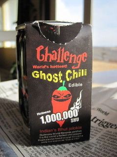 Ghost Chilli Pepper Bhut Jolokia Chili Hottest Plant
