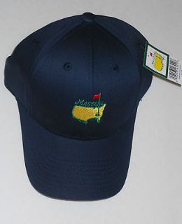   MASTERS Golf Tournament Logo NAVY HAT Structured Augusta National Pga