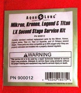AQUALUNG PARTS KIT 900012 FOR TITAN LX, LEGEND & OTHER 2ND STAGES