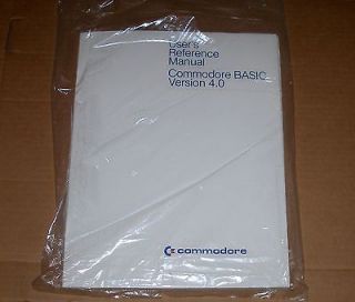 Commodore PET/CBM 2001, 3000, 4000, 8000 BASIC Ver. 4.0 Users 
