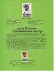 1982 USA Souvenir page USPS Jackie Robinson Commemorative Stamp