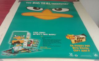 PHINEAS AND FERB DVD MOVIE POSTER 1 Sided ORIGINAL 26x40
