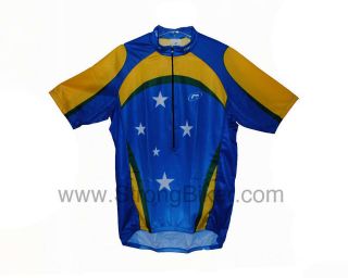 New Barbedo Brazil Team Cycling Jersey UV Protection tech dry all 