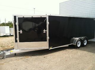 2012 7 X 23 ALL ALUMINUM 3 PLACE SNOWMOBILE ENCLOSED TRAILER