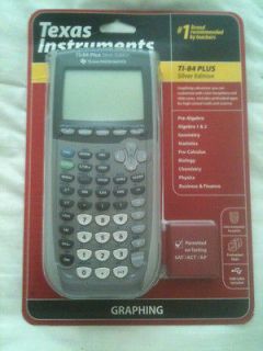 Texas Instruments 84 Plus Silver Edition Graphic Calculator Brand New