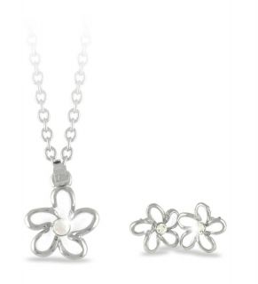 Pierre Cardin New Daisy Necklace and Earring Set