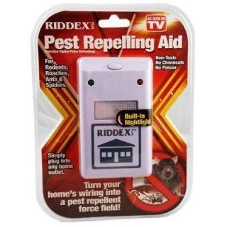 RIDDEX PLUS ELECTRONIC PEST AND RODENT REPPELLERS