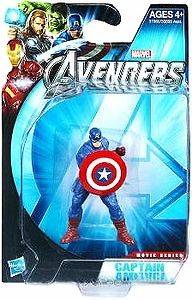 Marvel Avengers Movie EC Action Figure Captain America ~ 2 MINT 