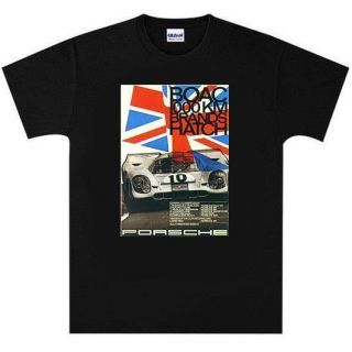 Porsche 1970 BOAC Brands Hatch 917 Rally T Shirt New Black or White