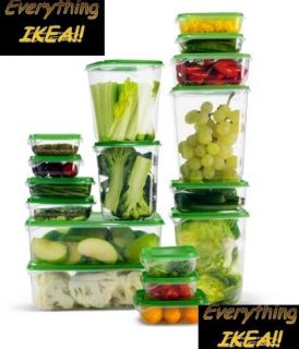 New IKEA 17 Food Storage Box Saver Containers BPA free LOWEST PRICE 