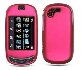   PINK Hard Plastic Impact Case for Samsung GRAVITY T T669 Cover Shield