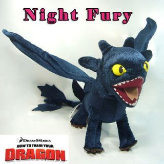 How to Train Your Dragon Plush Toy Character Toothless Night Fury 