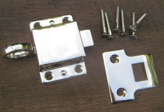 Solid Brass Reproduction Transom Window Latch ( Polished Nickel)