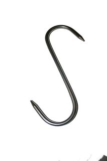 10 x S Meat Hook Stainless Steel 6 / 160 mm long x 6 mm CAT 11C ( 10 