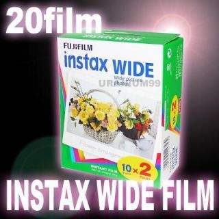 Fujifilm Polaroid Instax Wide Film for 210 200 100 Camera x 2 packs 20 