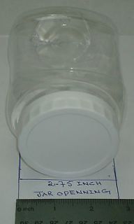 Clear Plastic PET Jar Bottle Container 16OZ (500ML) Lot Of 16