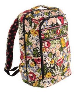 vera bradley poppy fields laptop backpack in Clothing, Shoes 