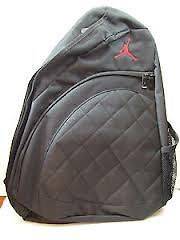   Air Jordan Jumpman Back Pack Book Bag Black O/S With Jordans Logo