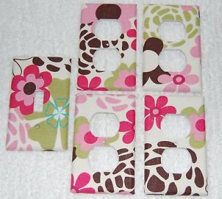 SWITCH PLATE SET OF FIVE~ MADE WITH COCALO TAFFY