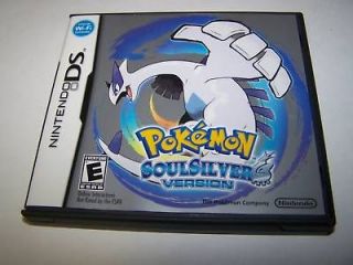 Pokemon SoulSilver Version Nintendo DS Lite DSi XL 3DS Soul Silver w 