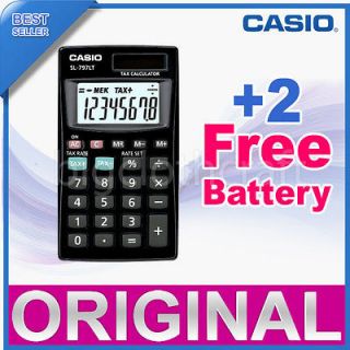 New CASIO Portable Pocket Dual Solar& Battery 8 Digit Calculator SL 