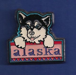 Alaska Dog Magnet   Mint Condition   Alaskan Husky Puppy